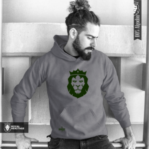 Gray hoodie with "Bravery" design